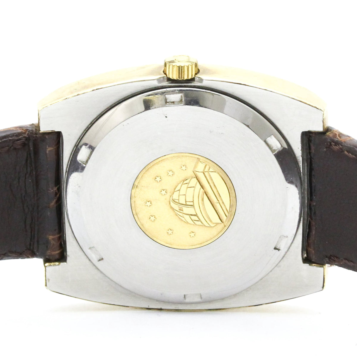 Pre-Owned OMEGA Constellation Cal 1001 Gold Plated Automatic Mens Watch 166.063 Vintage