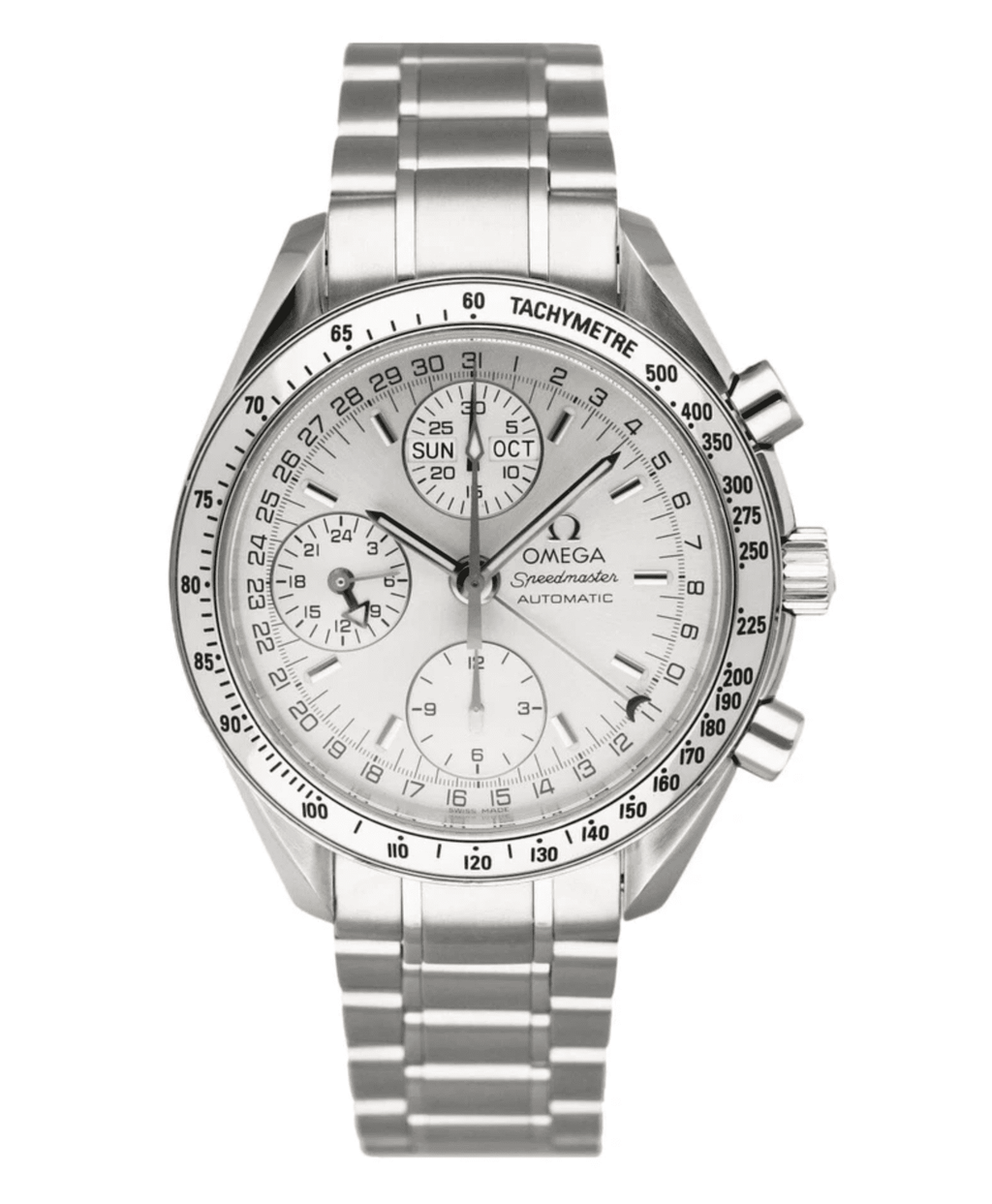 Pre-Owned Omega Speedmaster 3523.30.00 â€“ 39mm Silver Dial with Stainless Steel Bracelet