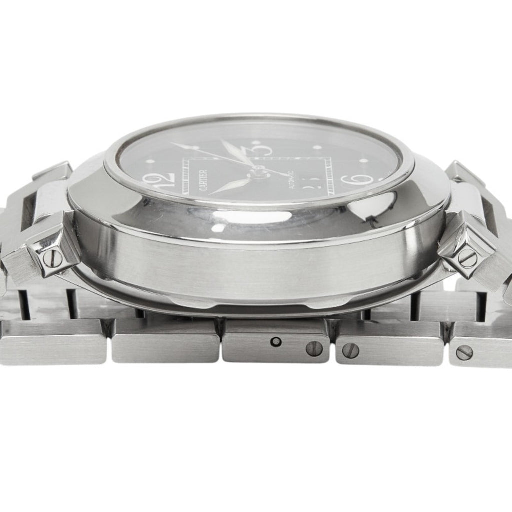 Pre-Owned Cartier Pasha C Big Date Watch W31053M7 Automatic (with manual winding) Black Dial...