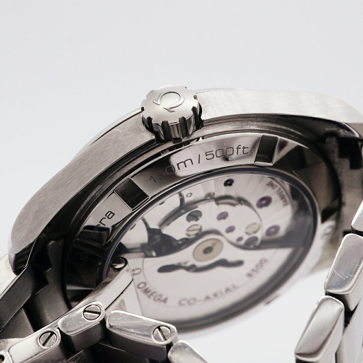 Pre-Owned Omega Seamaster Aqua Terra 11-Diamond Watch 231.10.39.21.54.001 White Dial Men's