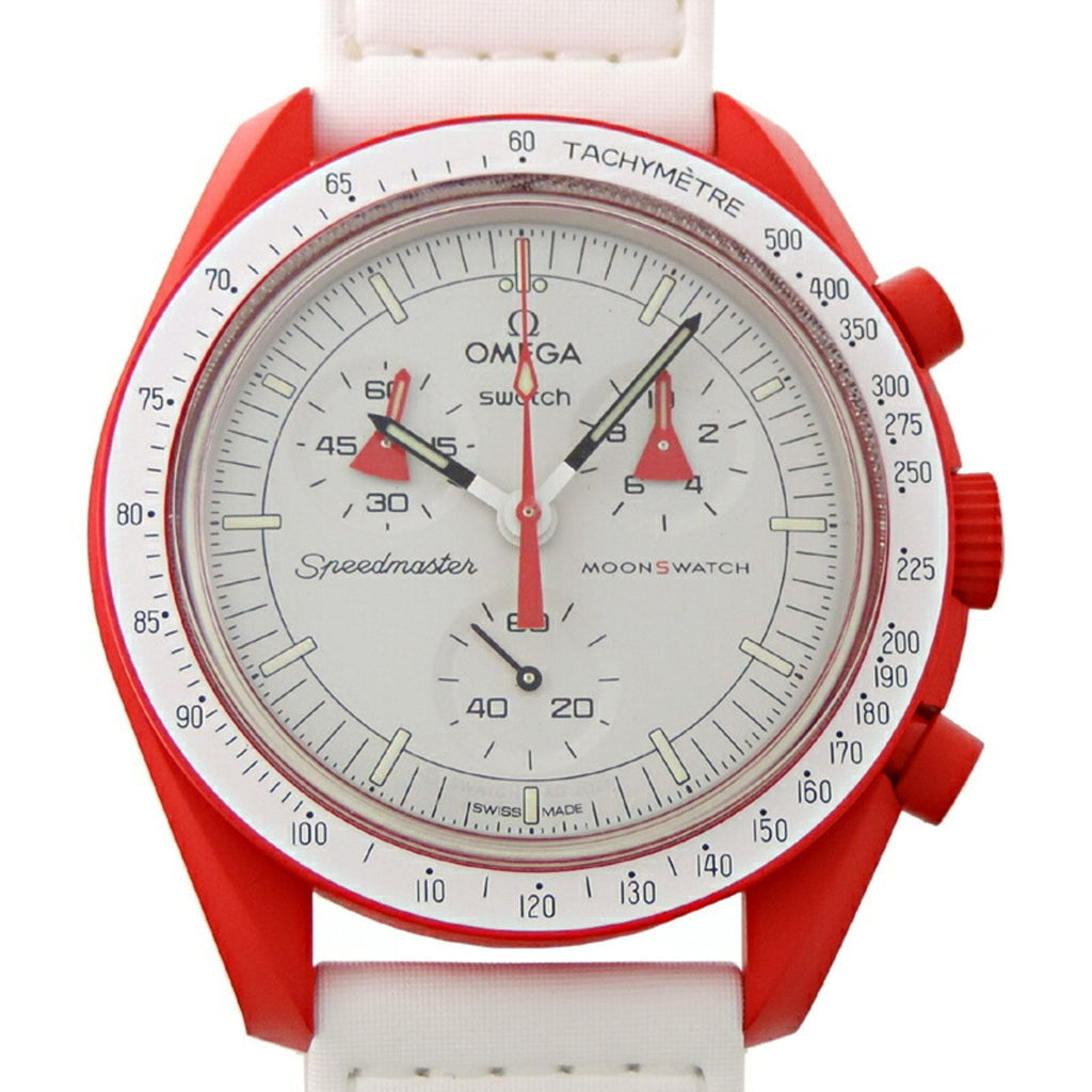 Pre-Owned SWATCH x OMEGA Moon Mission to Mars Women's and Men's Watch SO33R100 (Good)