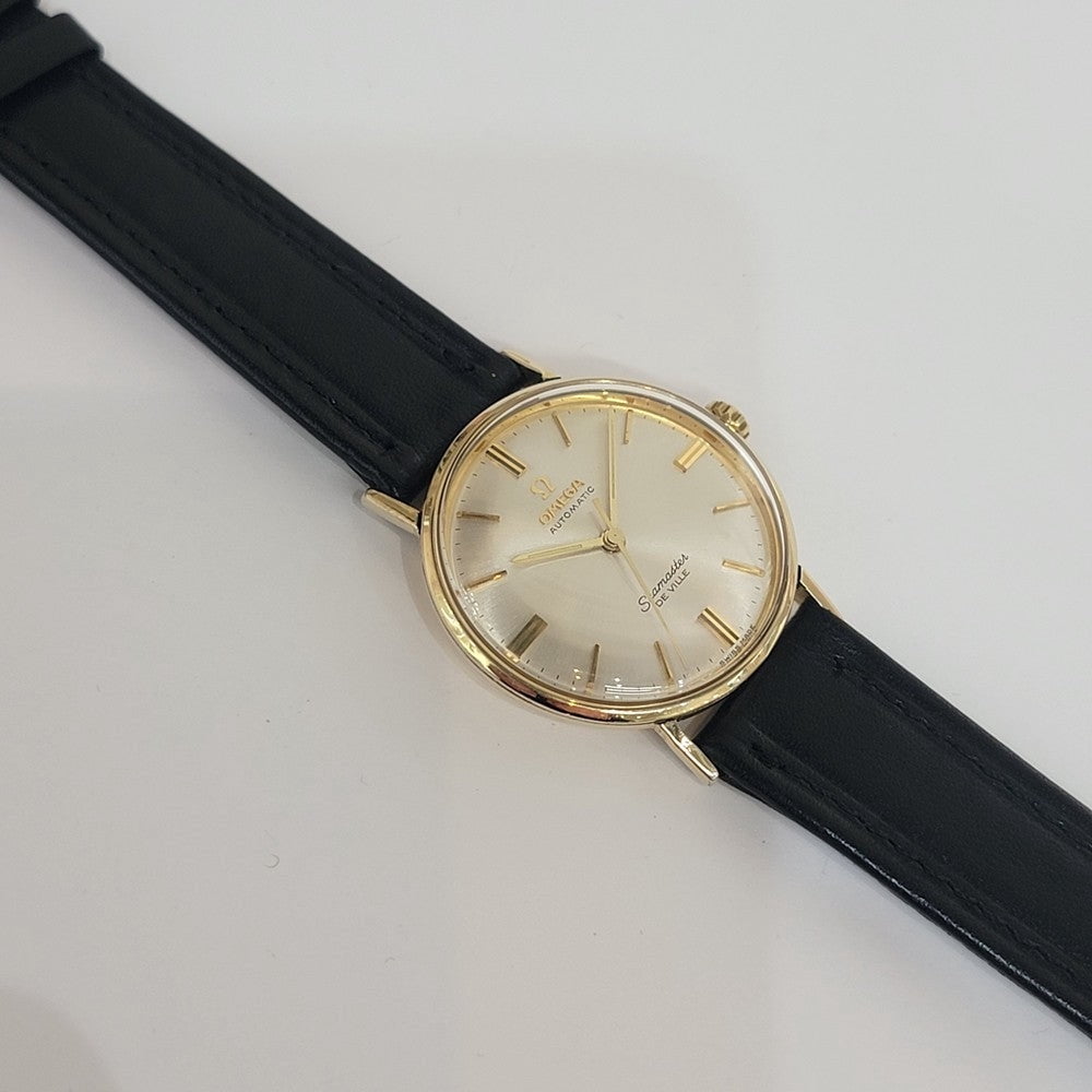 Pre-Owned Omega Seamaster DeVille Mens 1960s 34mm Gold Capped Automatic RA723B