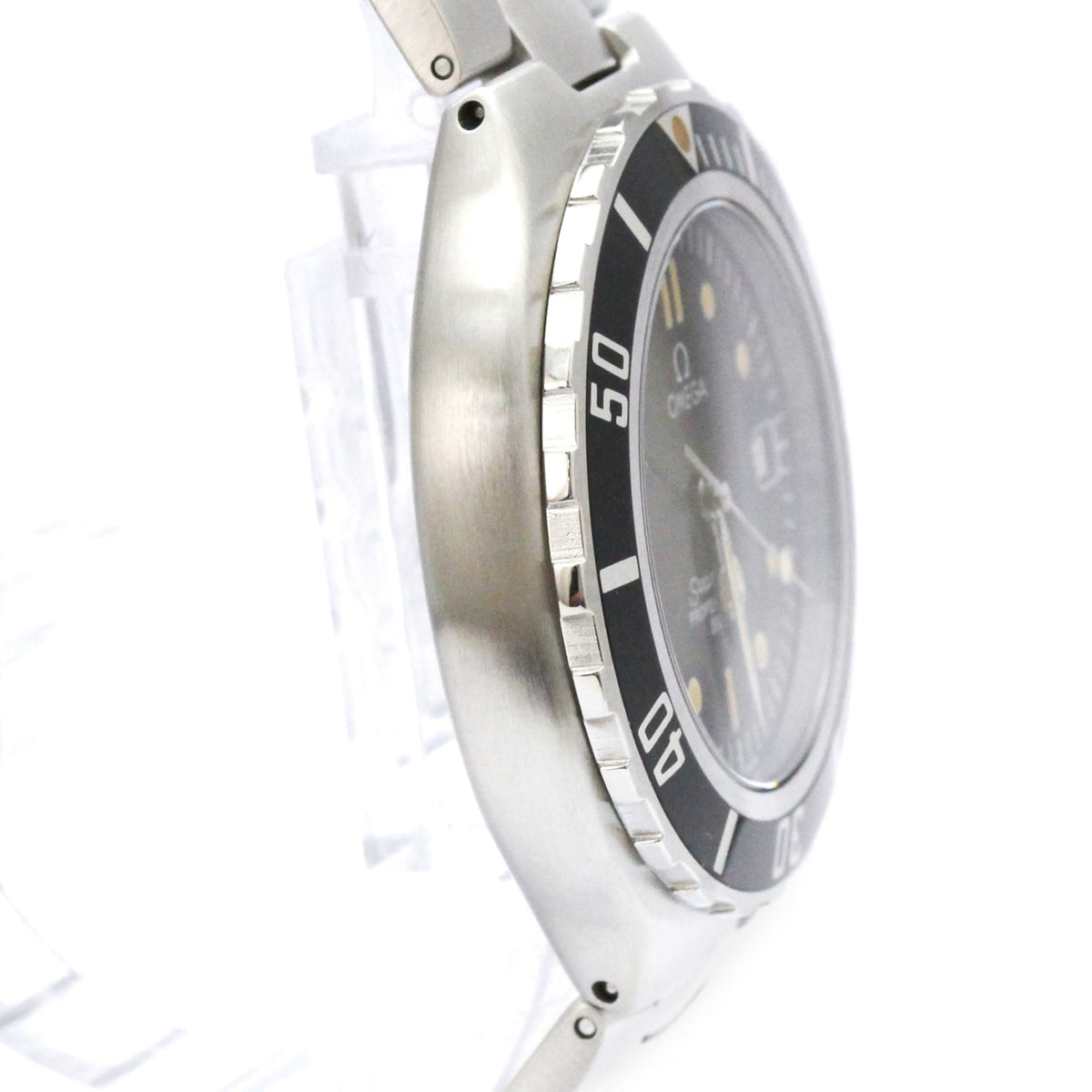 Pre-Owned OMEGA Seamaster Professional 200M Large Size Steel Mens Watch Polished