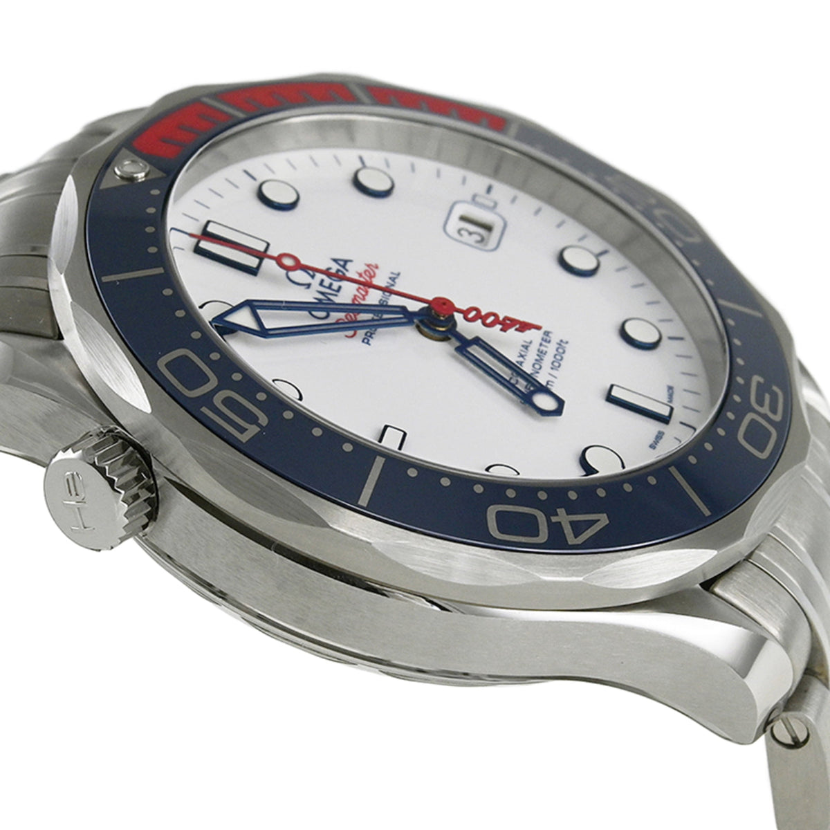 Pre-Owned OMEGA Seamaster Diver 300M Co-Axial 41MM Commander Watch World Limited Edition 7007...