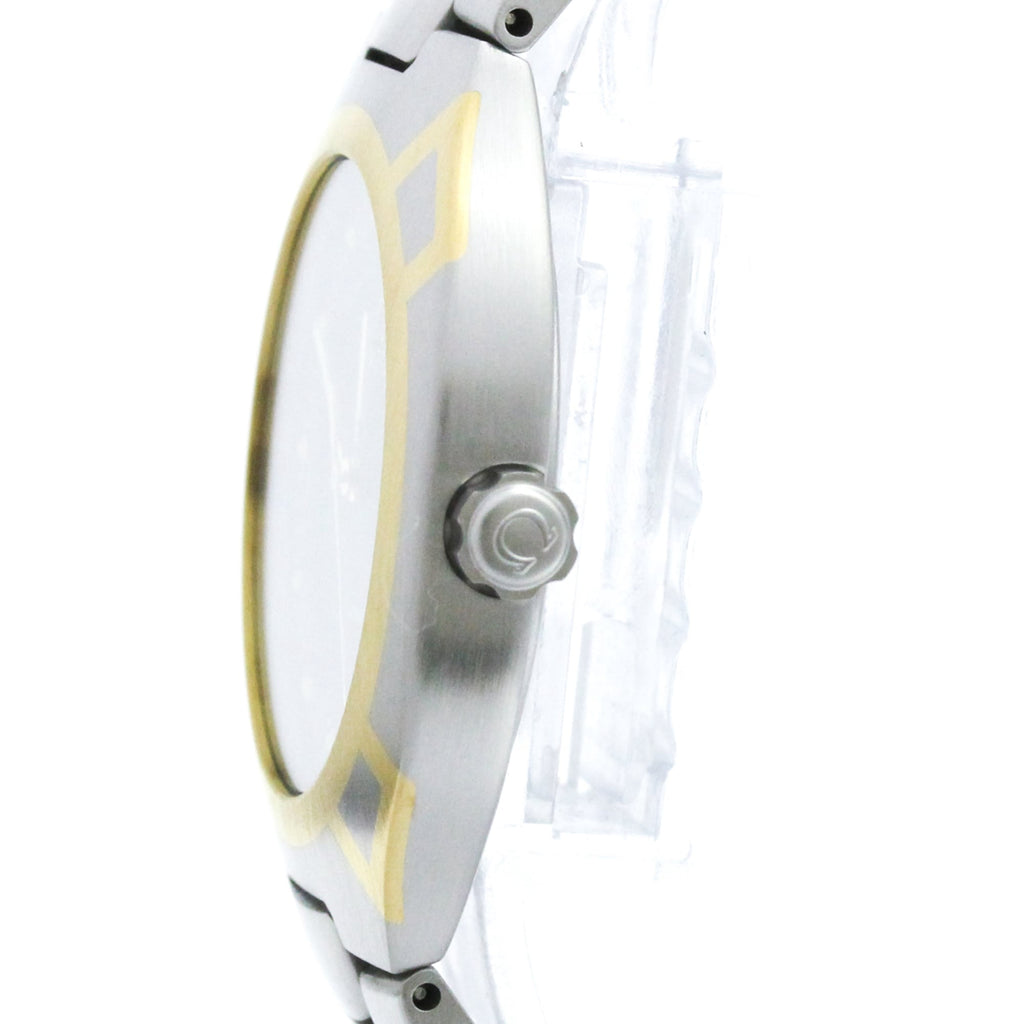 Pre-Owned OMEGA Seamaster Polaris 18K Gold Steel Mens Watch 396.1022 Polished