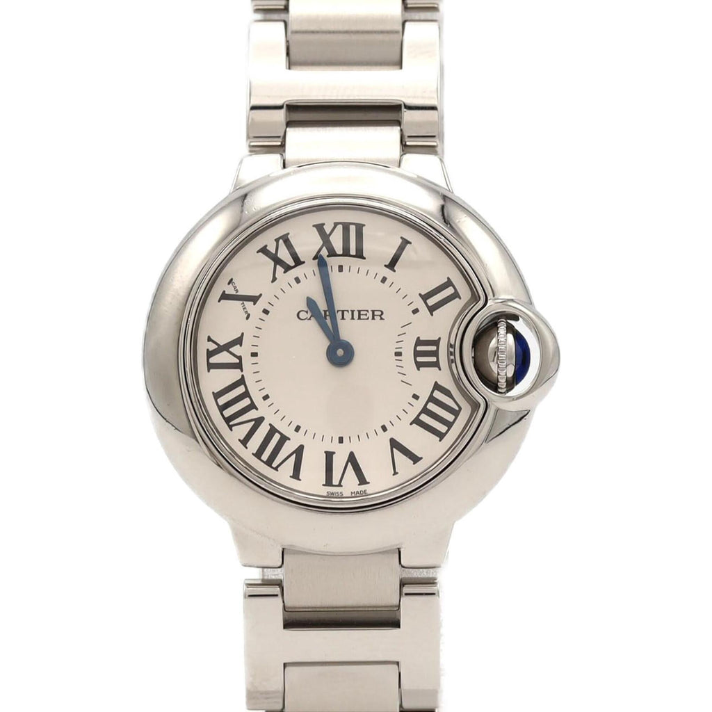 Pre-Owned Cartier Ballon Bleu SM W69010Z4 SS Quartz Watch