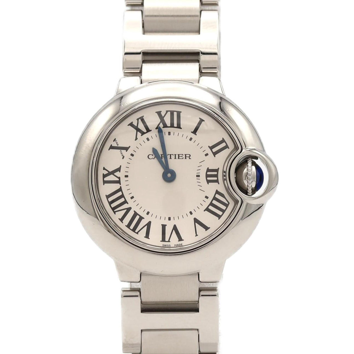 Pre-Owned Cartier Ballon Bleu SM W69010Z4 SS Quartz Watch