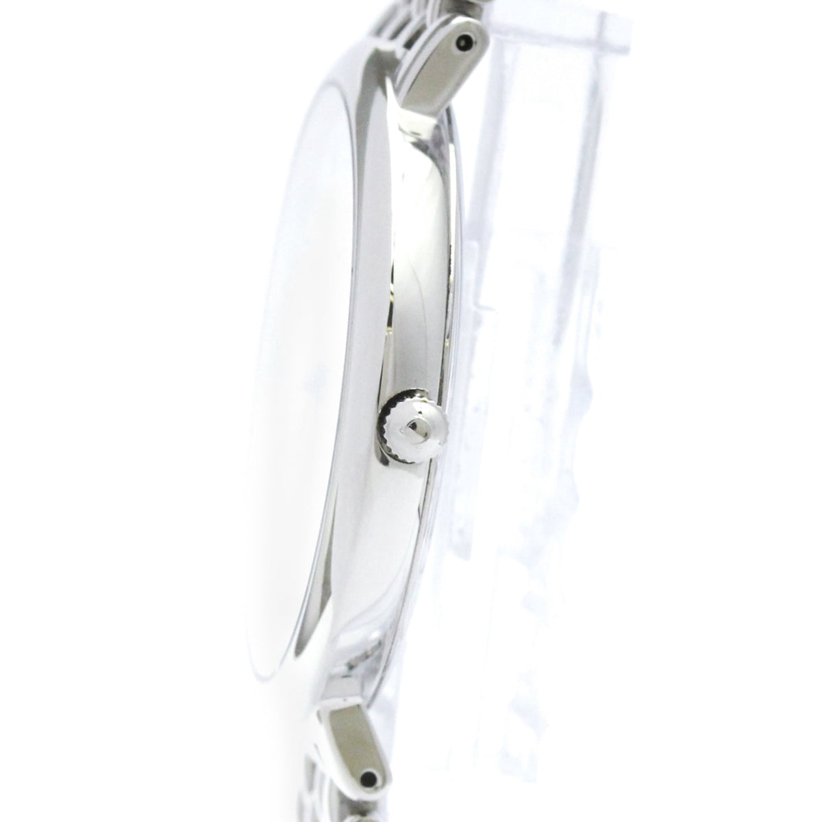 Pre-Owned OMEGA De Ville Quartz Stainless Steel Mens Watch 7520.23 Polished
