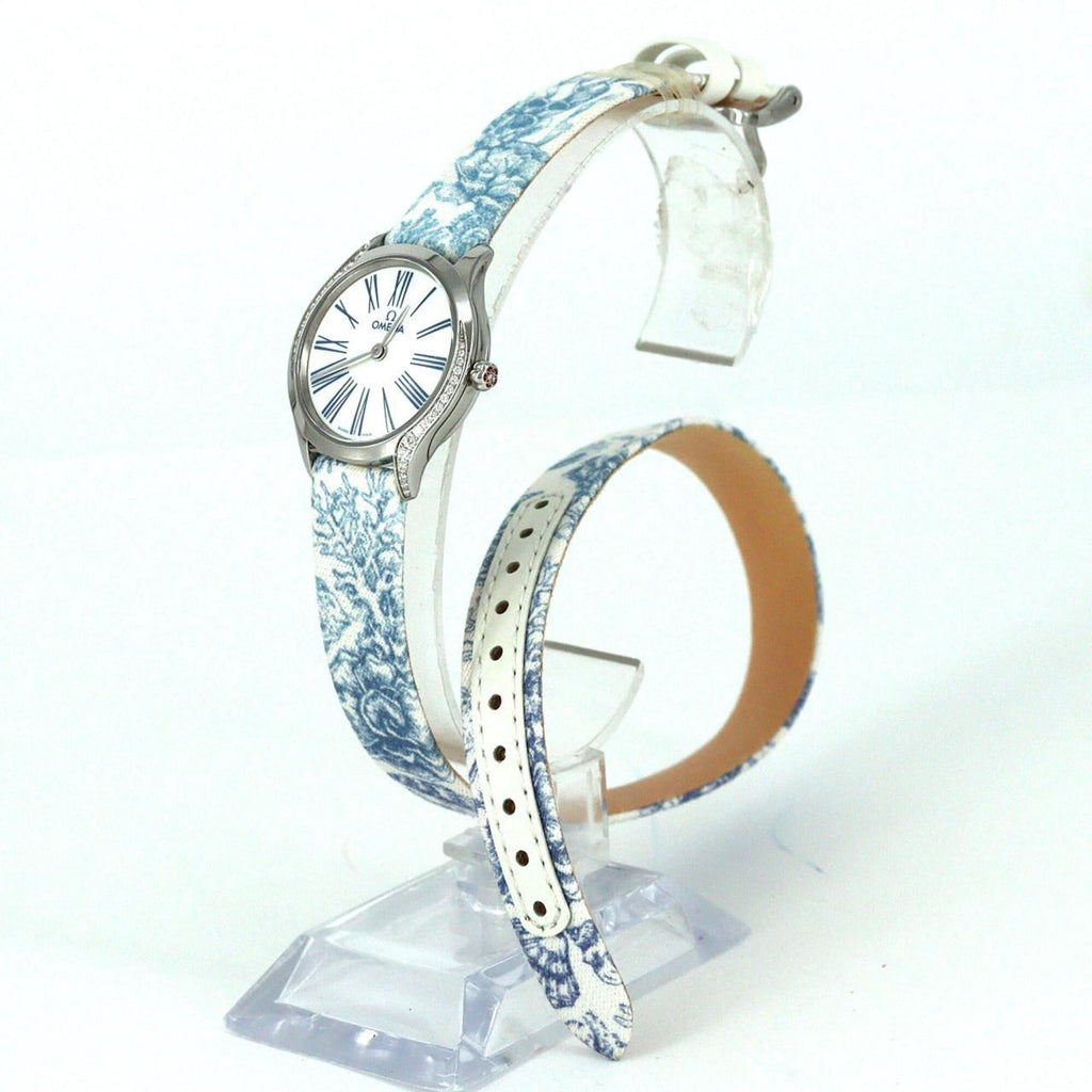 Pre-Owned Omega De Ville Mini Tresor D 428.17.26.60.04.001 Stainless Steel Quartz Watch