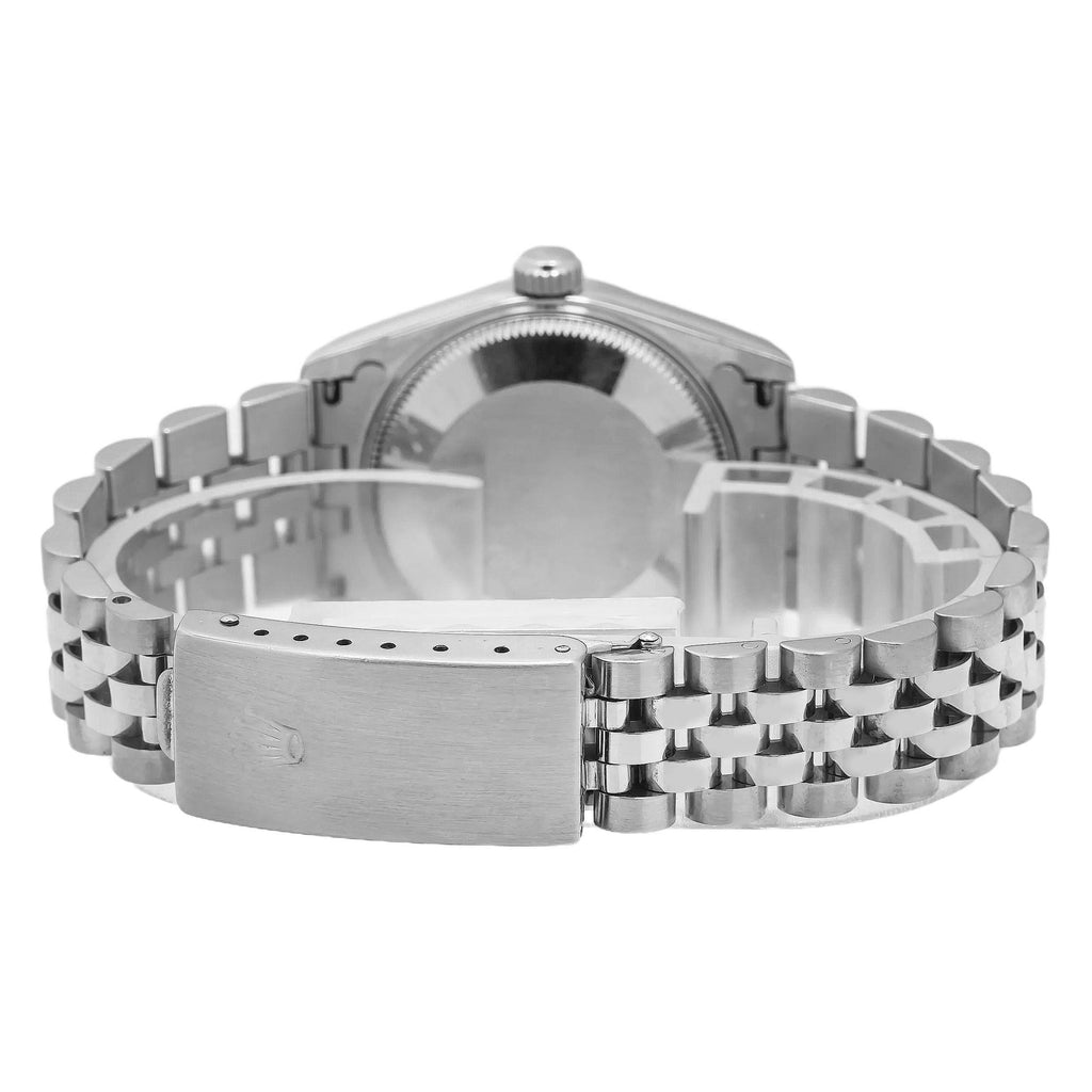 Pre-Owned Rolex Datejust 31MM 68274 Pink Mother of Pearl Diamond Dial Fluted Bezel Stainless Steel Jubilee Bracelet