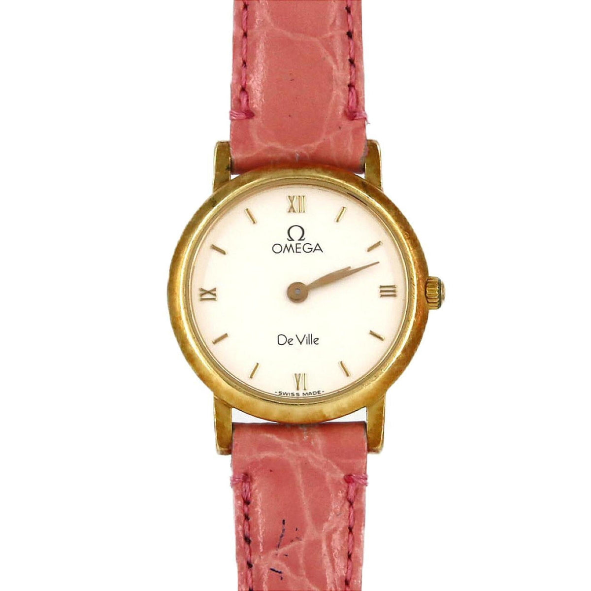 Pre-Owned Omega De Ville YG 7360.33.11 Quartz Watch