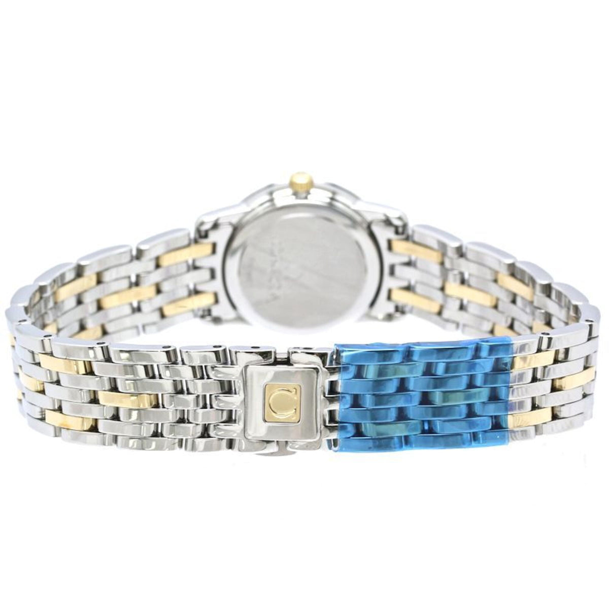 Pre-Owned OMEGA De Ville Prestige 4370.11.00 Women's Watch, Stainless Steel x 18K Yellow Gold,...