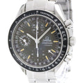 Pre-Owned OMEGA Speedmaster Mark 40Steel Automatic Mens Watch 3520.50 Polished