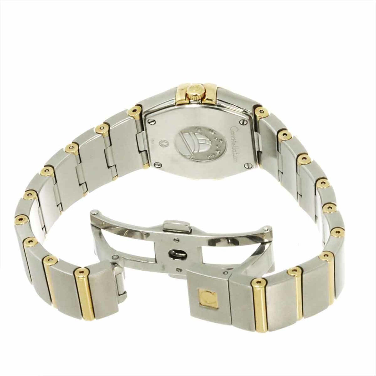Pre-Owned Omega Constellation Polished Two-Tone 123 20 24 60 55 002 Ladies' Watch 12P Diamond...
