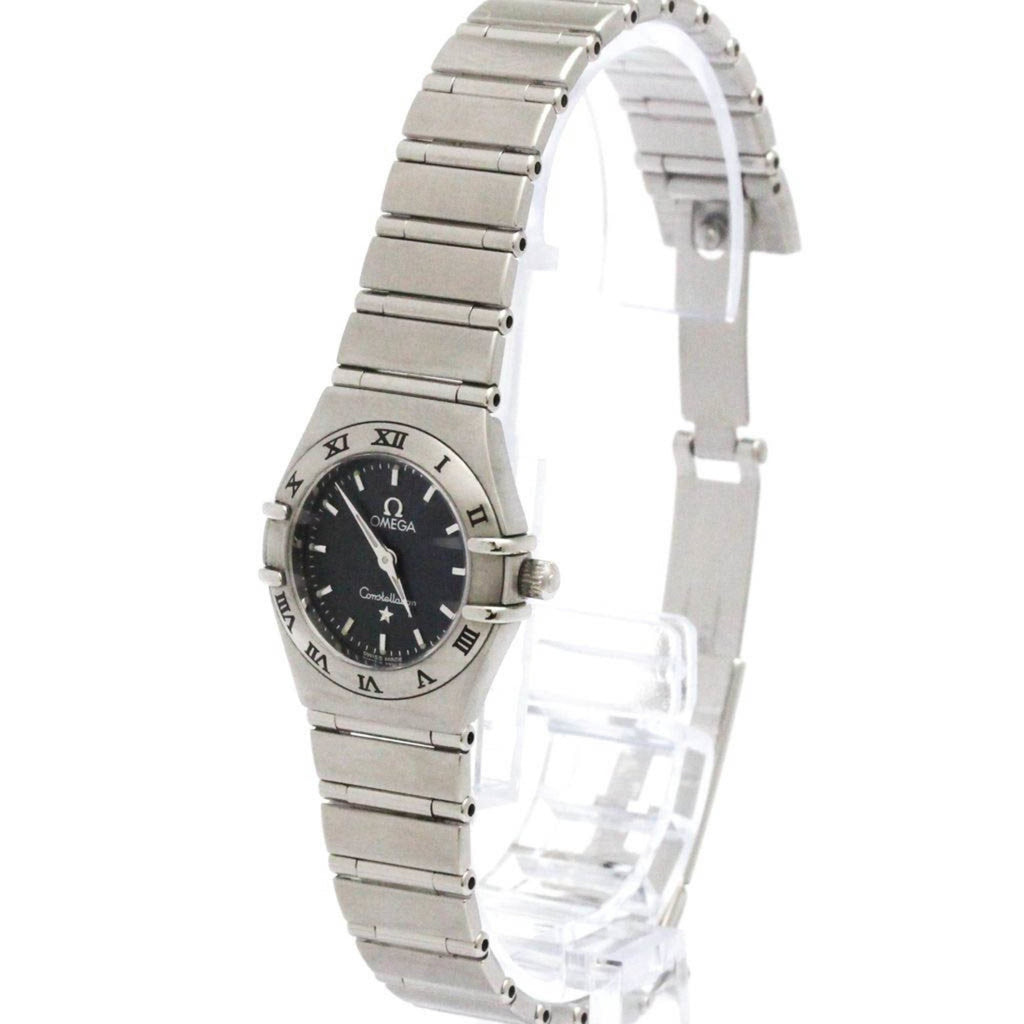 Pre-Owned OMEGA Constellation Steel Quartz Ladies Watch 1572.40 Polished