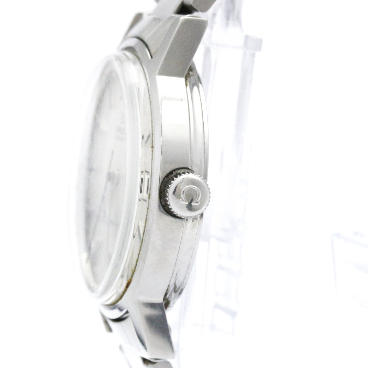 Pre-Owned OMEGA Geneve Cal 1481 Steel Automatic Mens Watch 166.0098 Vintage