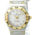 Pre-Owned OMEGA Constellation MOP 18K Gold Steel Ladies Watch 1362.70 Polished