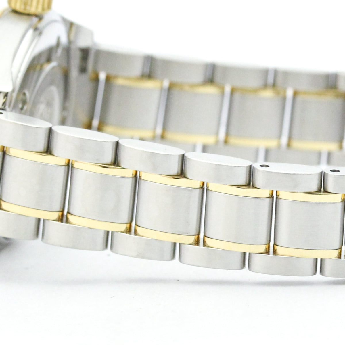 Pre-Owned OMEGA Seamaster Aqua Terra 18K Gold Steel Ladies Watch 2377.30 Polished