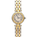 Pre-Owned Cartier Panthère Vendôme SM 2-Row Stainless Steel x Yellow Gold Quartz Watch