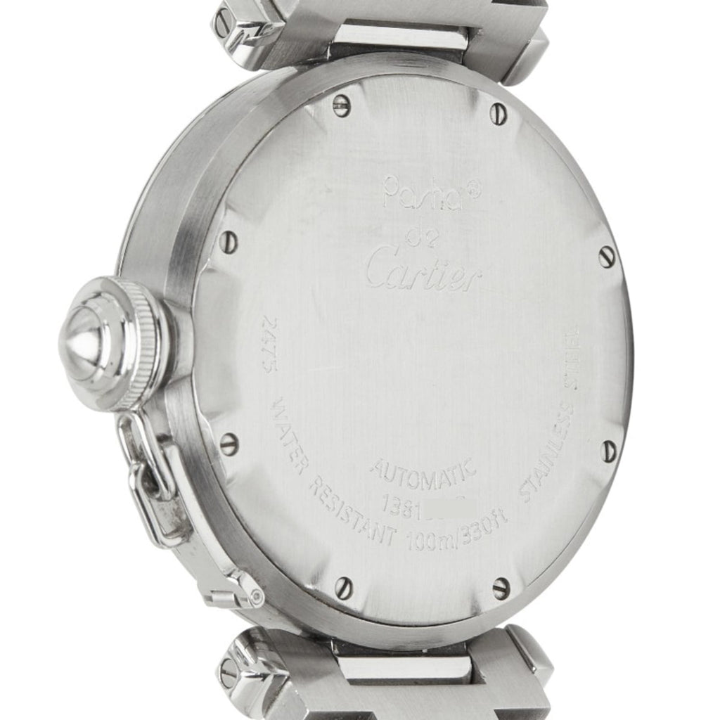 Pre-Owned Cartier Pasha C Big Date Watch W31053M7 Automatic (with manual winding) Black Dial...