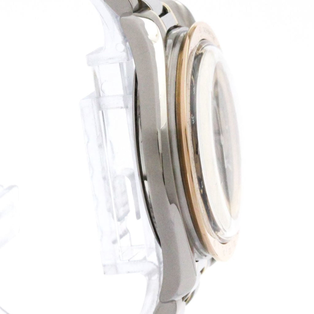 Pre-Owned OMEGA Speedmaster Automatic 18K Gold Steel Mens Watch 175.0033 Polished