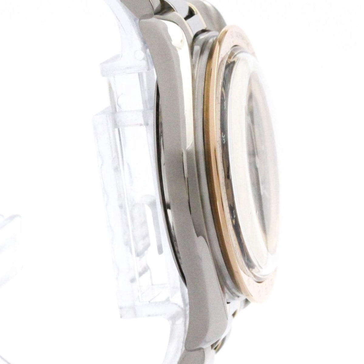 Pre-Owned OMEGA Speedmaster Automatic 18K Gold Steel Mens Watch 175.0033 Polished