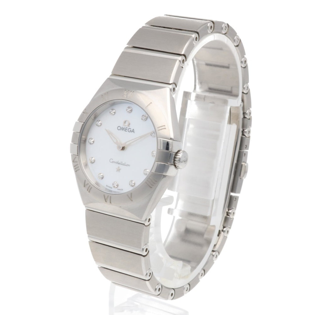 Pre-Owned Omega Constellation Watch, Stainless Steel 131.10.28.60.55.001, Quartz, Ladies,...
