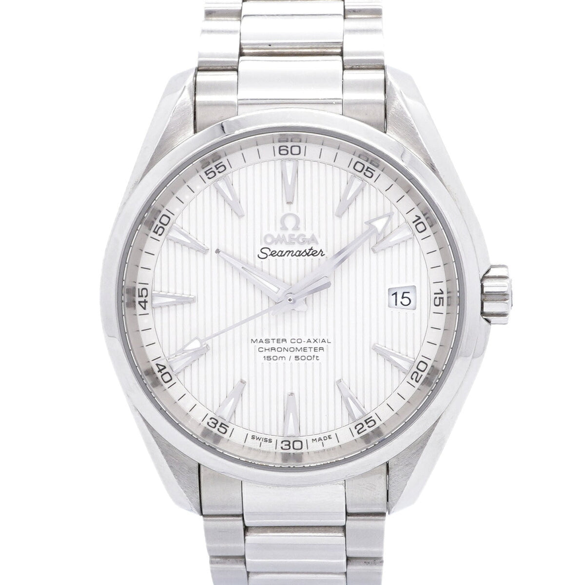 Pre-Owned Omega Seamaster Aqua Terra 231.10.42.21.02.003 Silver Dial Men's Watch