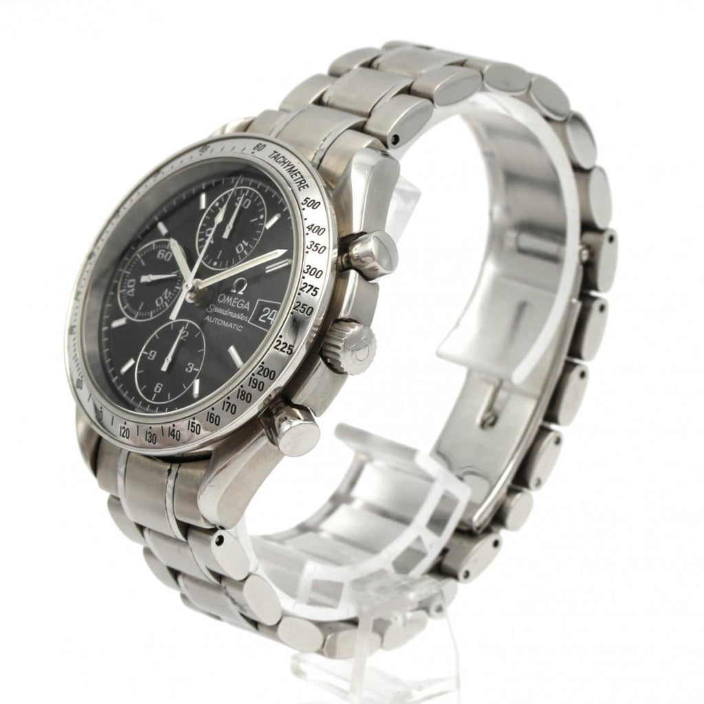 Pre-Owned Omega Speedmaster Date 3513.50 Stainless Steel Automatic Watch