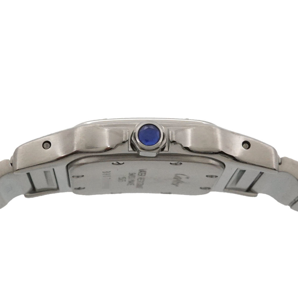Pre-Owned Cartier Santos Galbee SM W20024D6 Women's Watch, Ivory, Quartz Watch