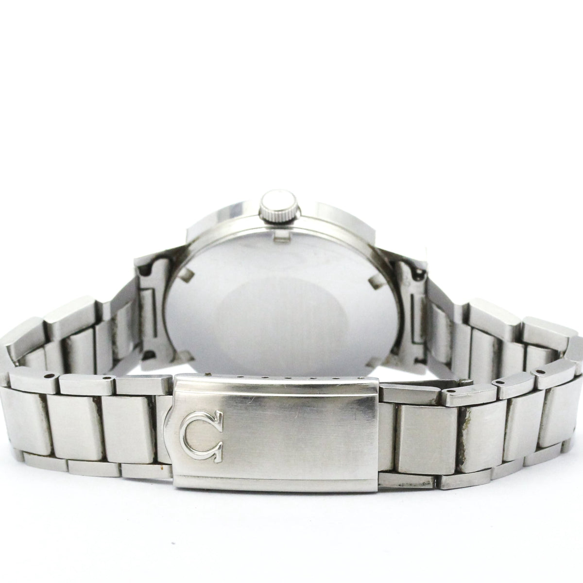 Pre-Owned OMEGA Geneve Cal 1481 Steel Automatic Mens Watch 166.0098 Vintage