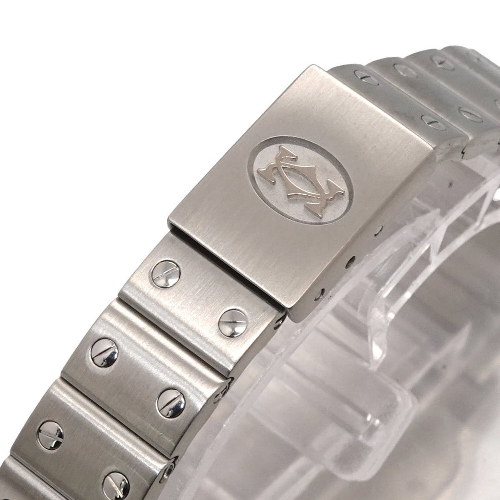 Pre-Owned Cartier Santos Galbee SM W20024D6 Women's Watch, Ivory, Quartz Watch