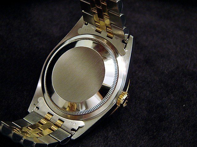 Pre-Owned Mens Rolex Two-Tone 18K/SS Datejust Champagne Diamond 16233