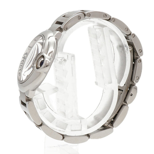 Pre-Owned Cartier Ballon Bleu SM W69010Z4 Silver Dial Women's Watch