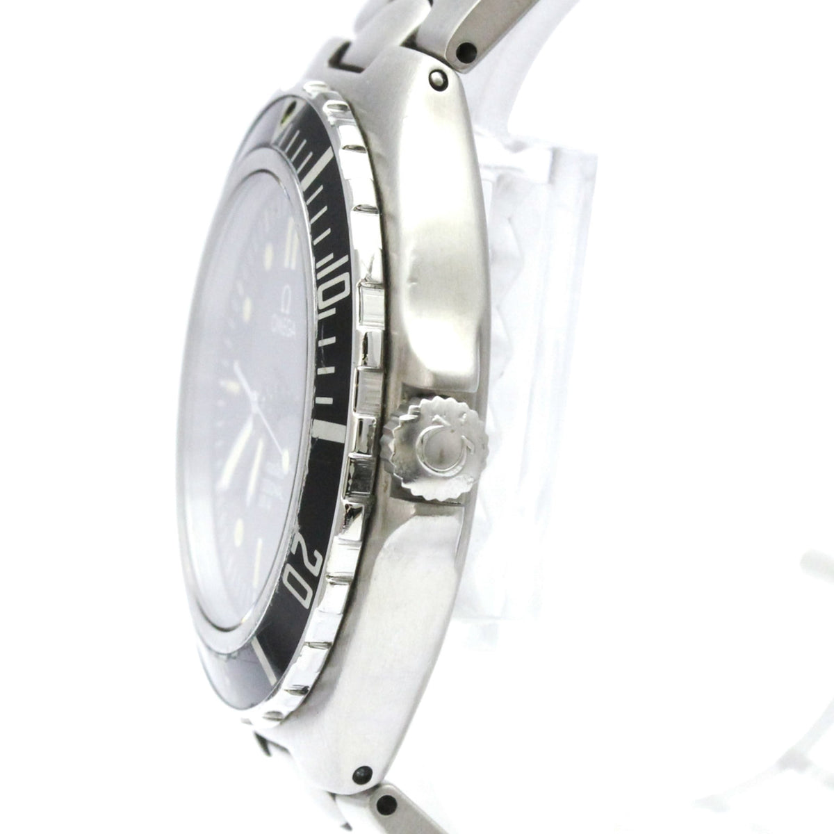 Pre-Owned OMEGA Seamaster Professional 200M Quartz Mens Watch 2850.50 Polished