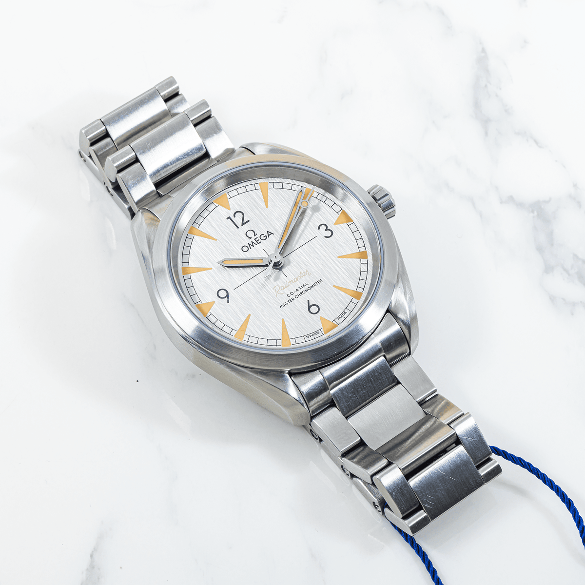 Pre-Owned Omega Seamaster Aqua Terra 150M 40mm Gray Dial Stainless Steel Bracelet Watch