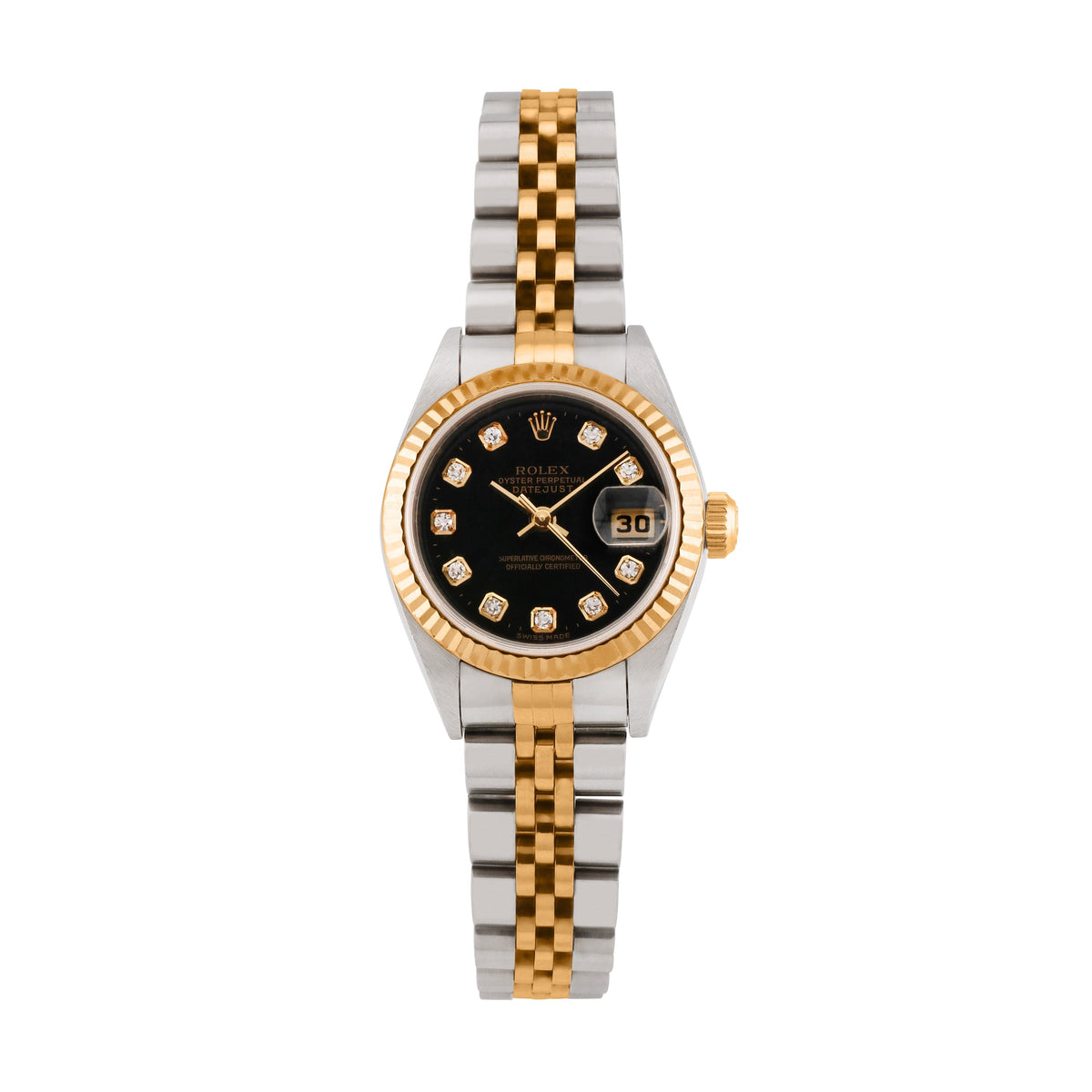 Pre-Owned Rolex Women's Datejust 26mm Stainless Steel and Yellow Gold Jubilee Wristwatch