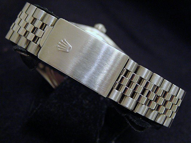 Pre-Owned Mens Rolex Stainless Steel Date White Roman 15000