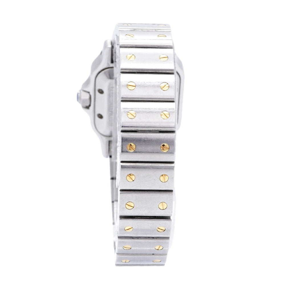 Pre-Owned Cartier Santos Galbee SM W20057C4 Silver Dial Women's Watch