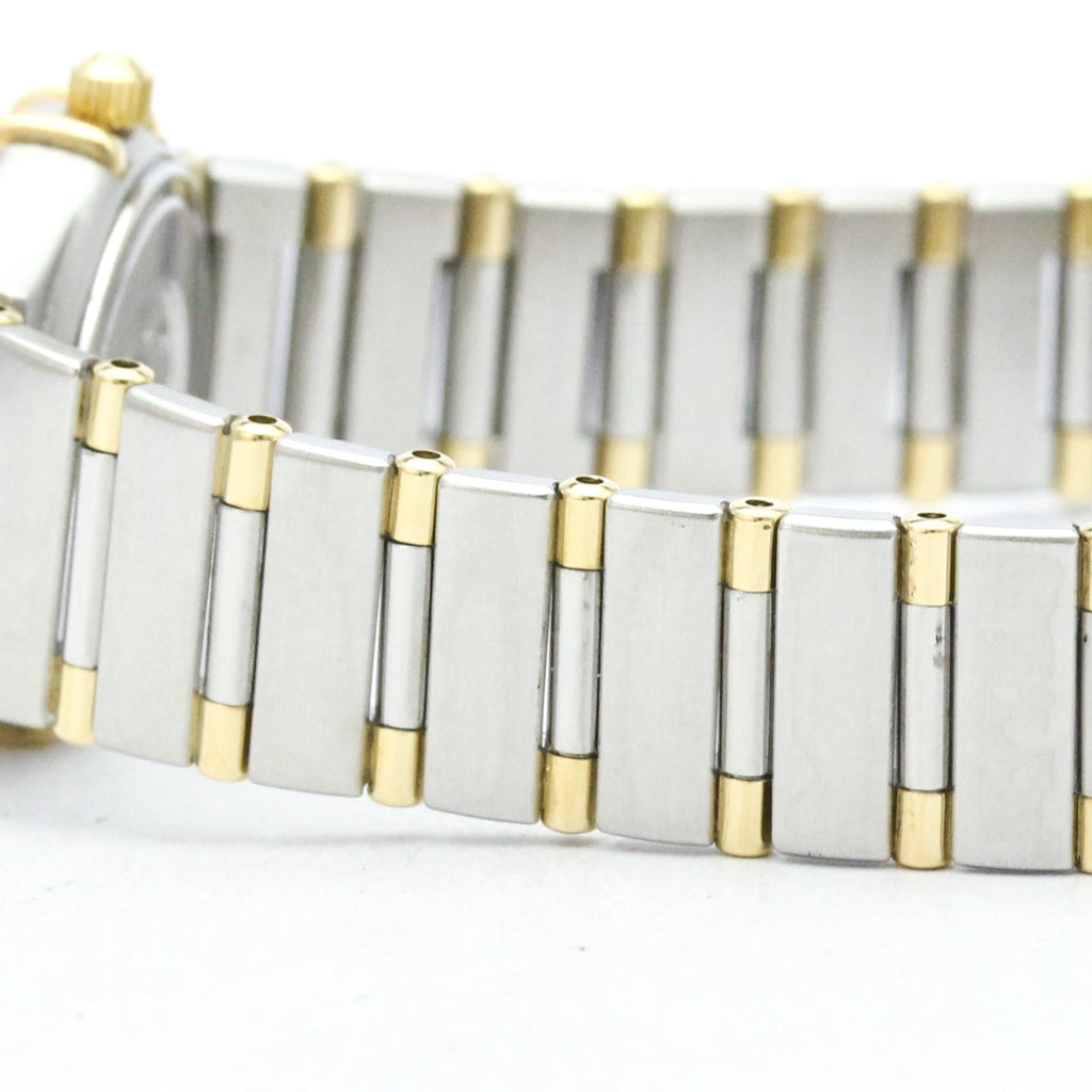Pre-Owned OMEGA Constellation 18K Gold Steel Quartz Ladies Watch 1362.10 Polished