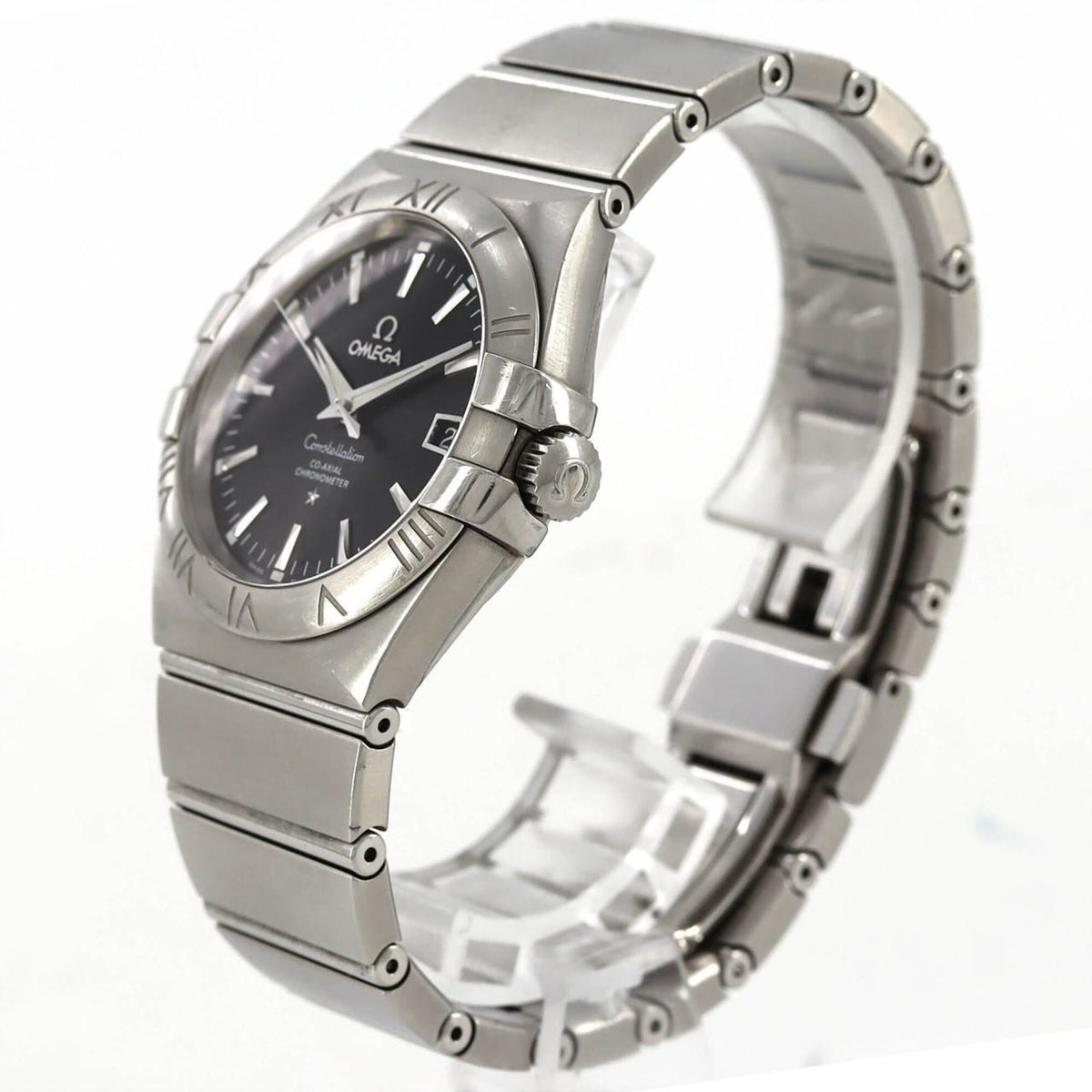 Pre-Owned Omega Constellation Brushed 123.10.35.20.01.001 Stainless Steel Automatic Watch