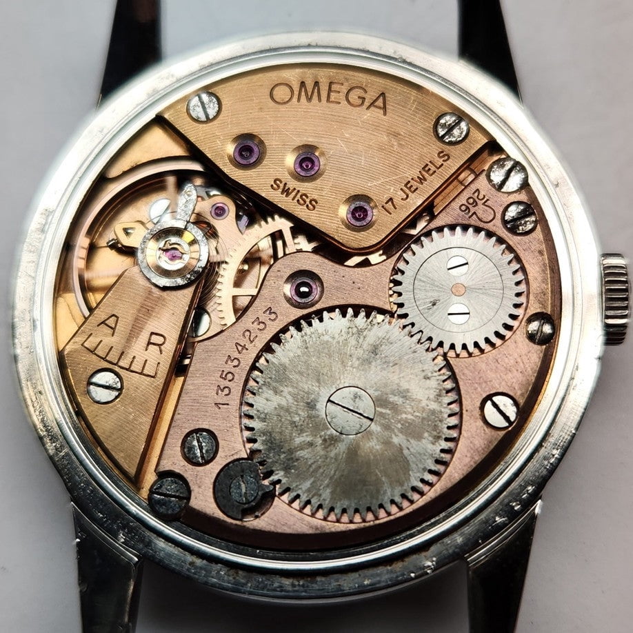 Pre-Owned Omega Ref 14391 Mens 34mm Vintage 1950s Manual Wind Original Classic RA746