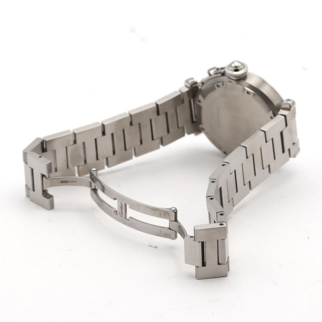Pre-Owned Cartier Pasha C Grande Date W31055M7 Stainless Steel Automatic Watch
