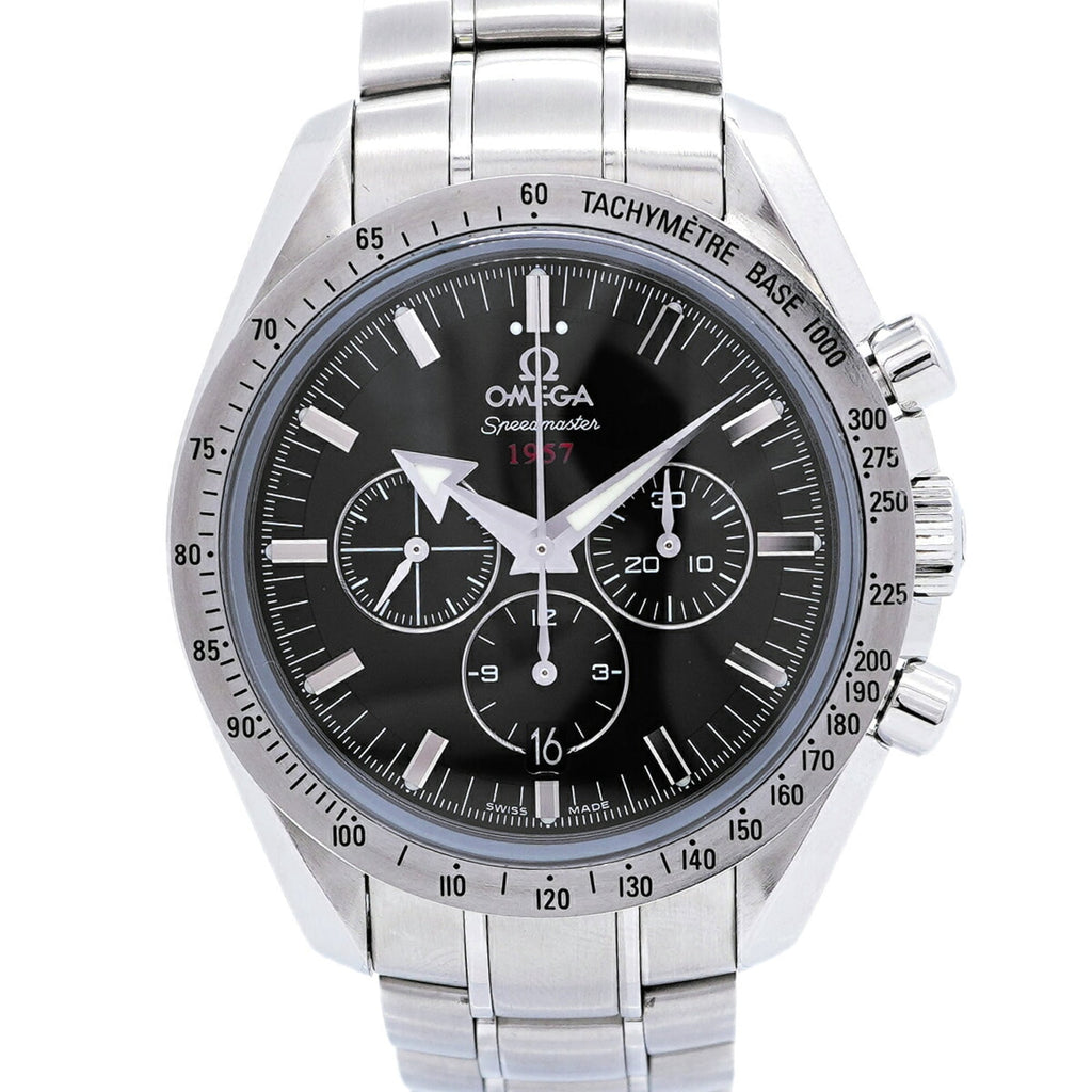 Pre-Owned Omega Speedmaster Broad Arrow 321.10.42.50.01.001 Black Dial Men's Watch