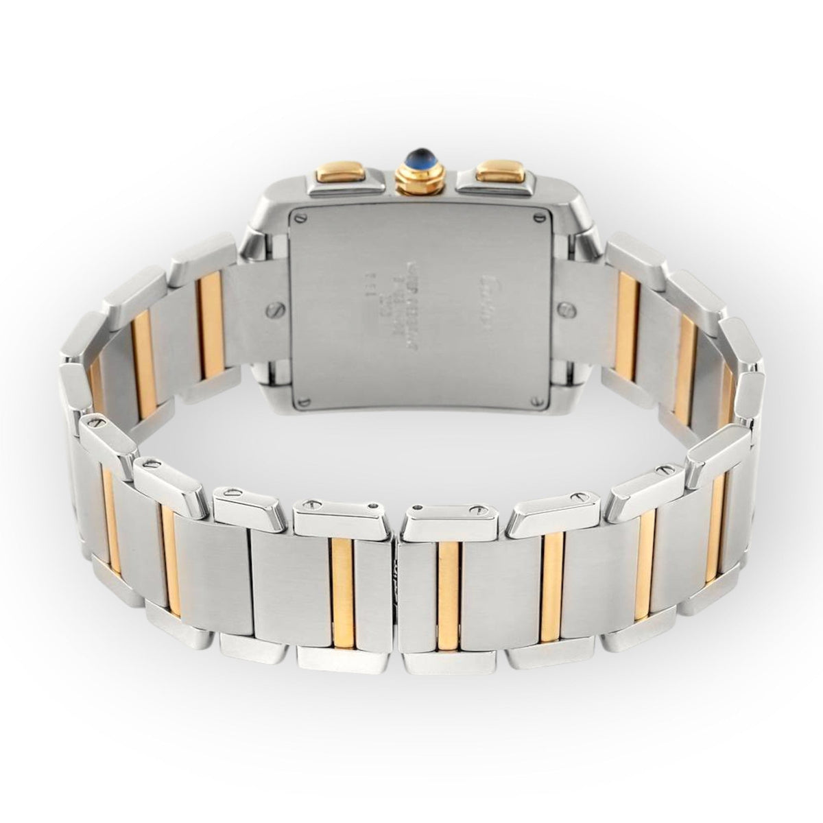Pre-Owned Cartier Tank Française Chronograph W51004Q4 – 28mm White Dial | Stainless Steel Bracelet