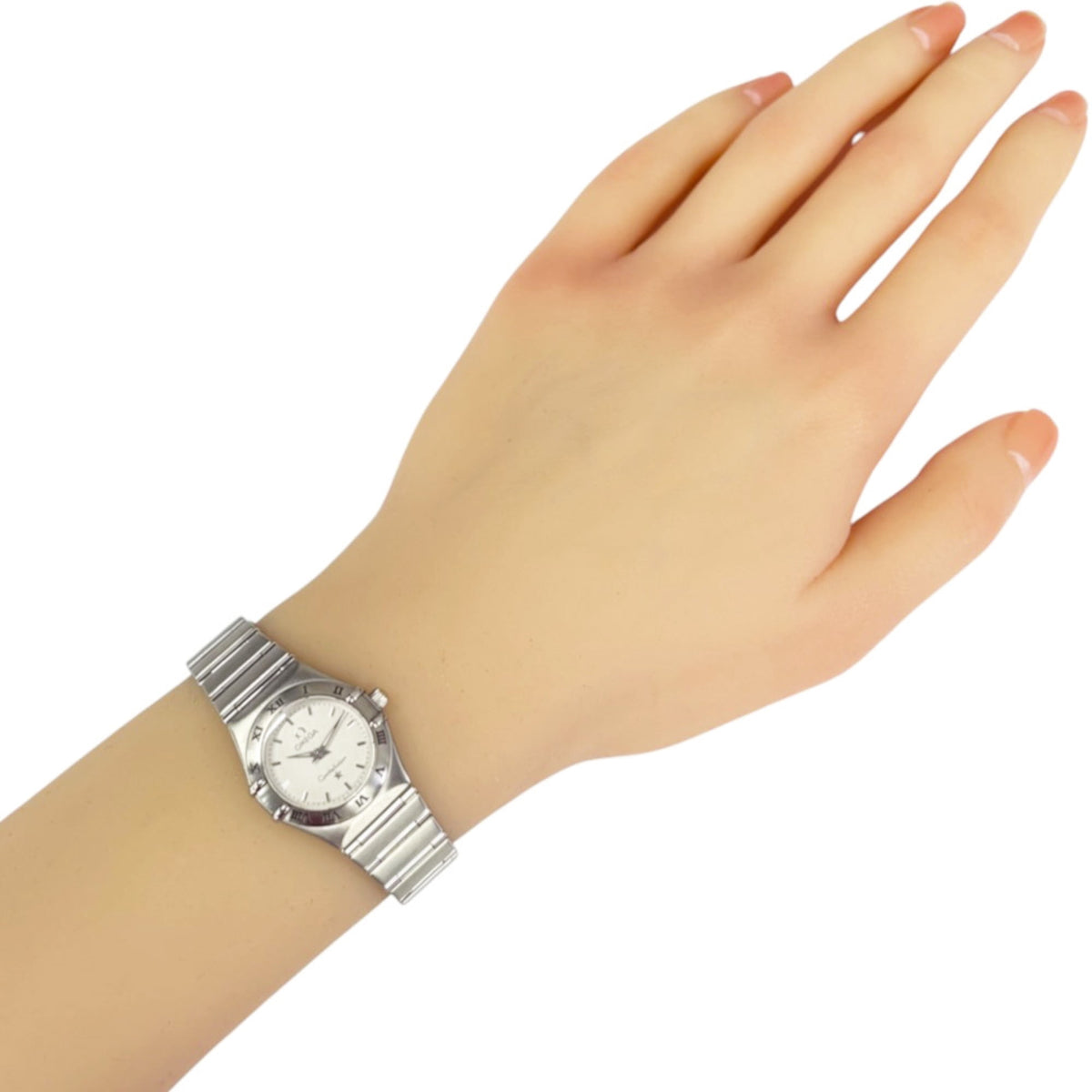 Pre-Owned Omega Constellation Mini Watch, Stainless Steel, Quartz, 15623000, 59705XXX, Women's,...