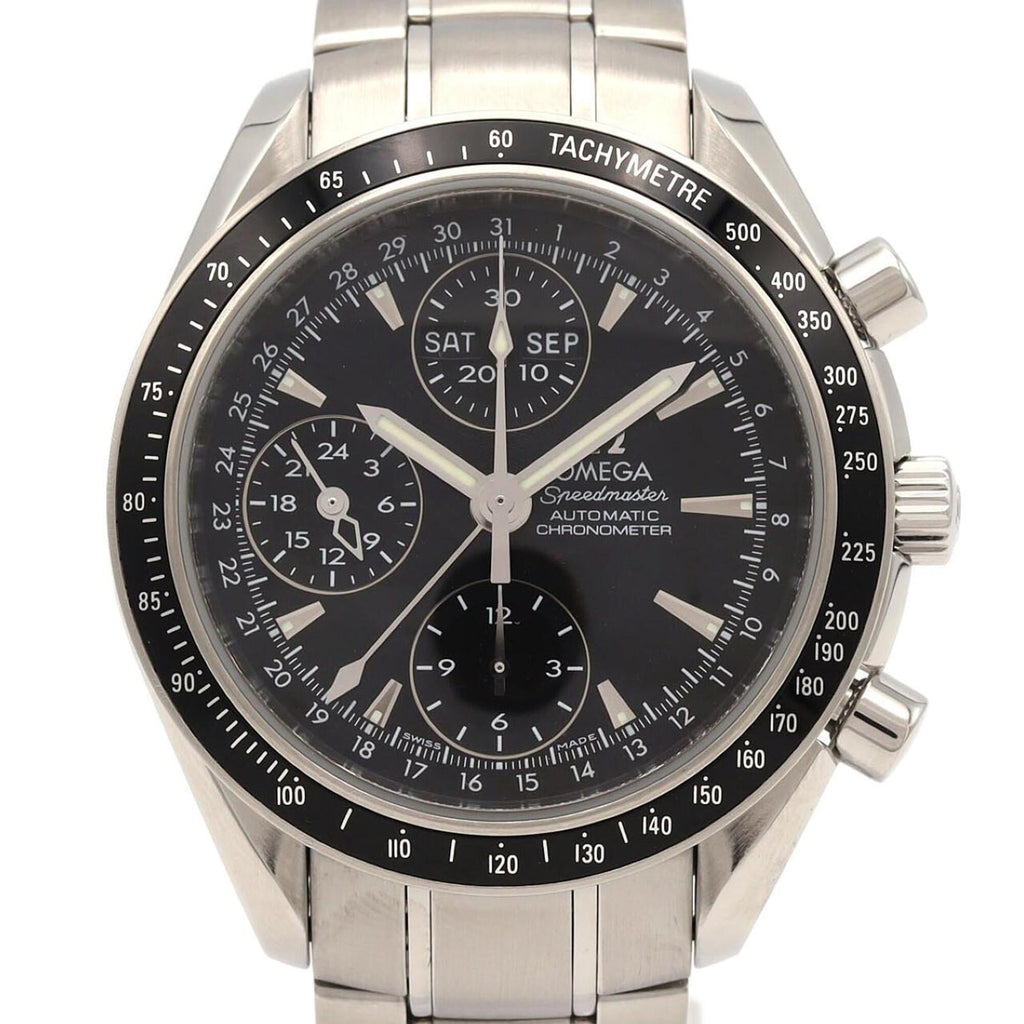 Pre-Owned Omega Speedmaster Day-Date 3220.50 Stainless Steel Automatic Watch