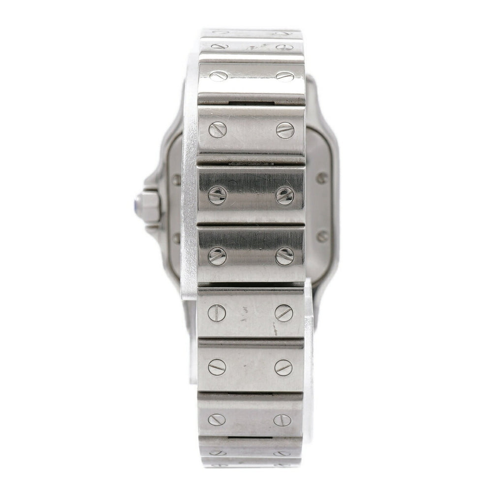 Pre-Owned Cartier Santos Galbee SM W20044D6 Silver Dial Women's Watch