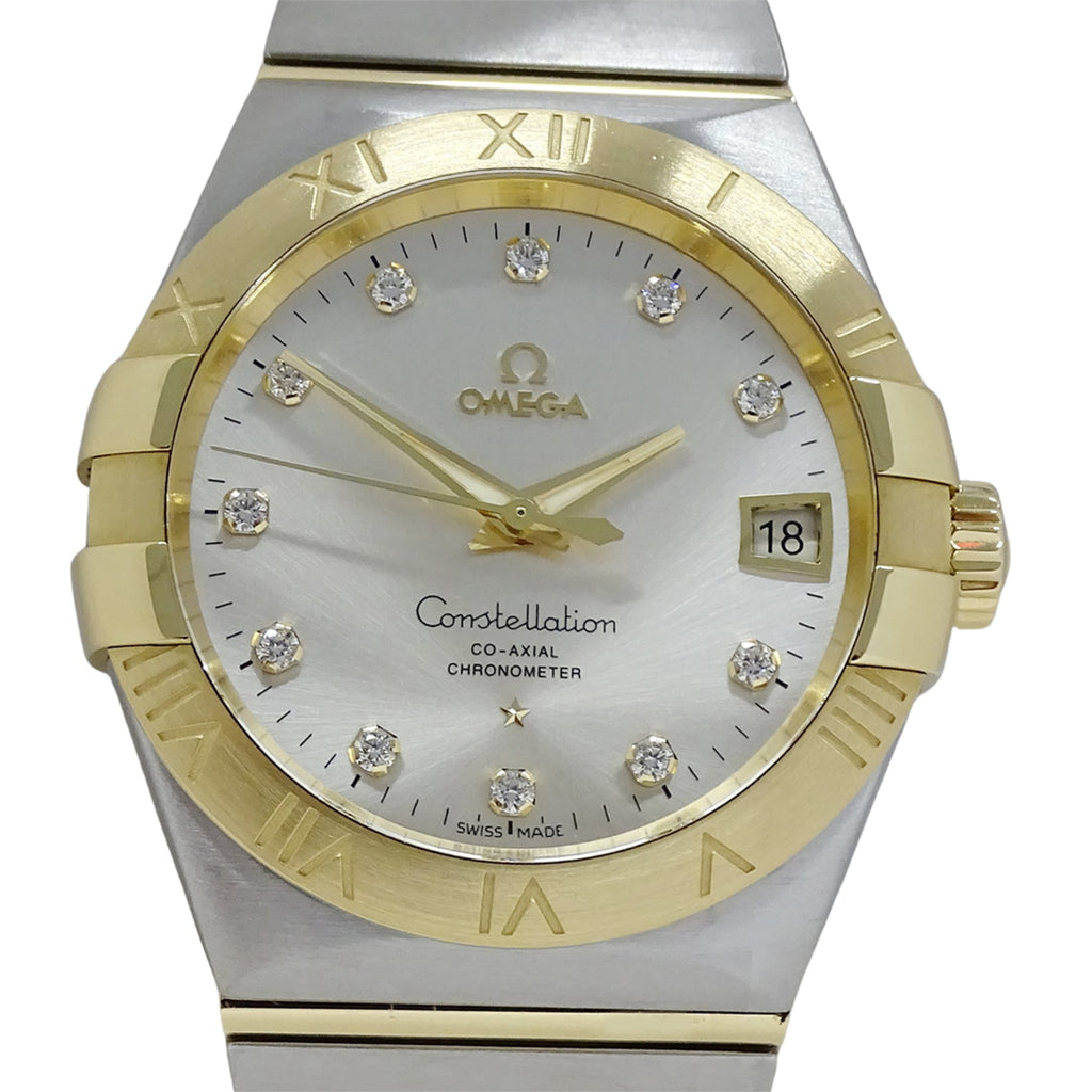 Pre-Owned Omega Constellation 123.20.38.21.52.002 Men's Watch, Brand Name, 11P Diamonds,...