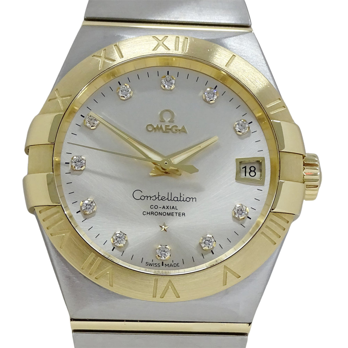 Pre-Owned Omega Constellation 123.20.38.21.52.002 Men's Watch, Brand Name, 11P Diamonds,...